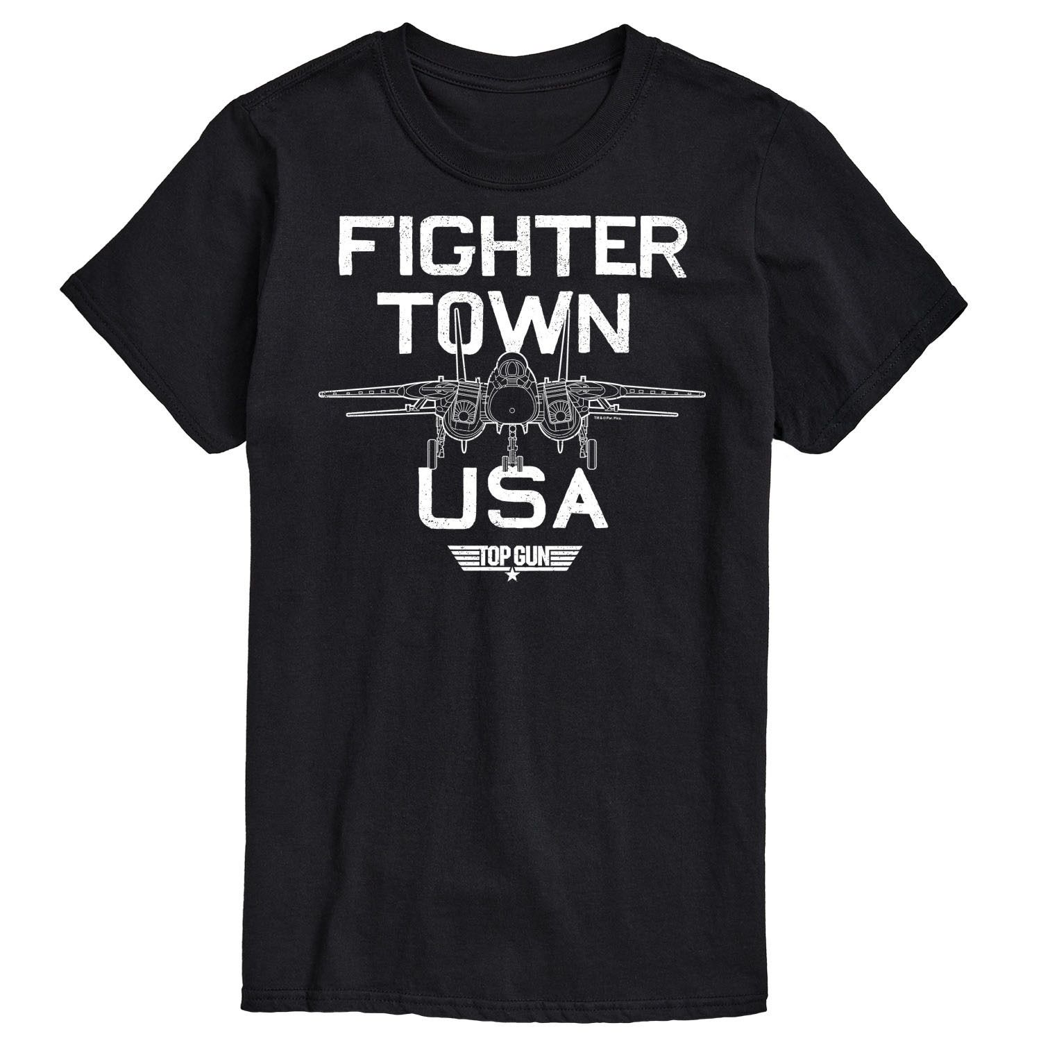Мужская футболка Top Gun Fighter Town Licensed Character