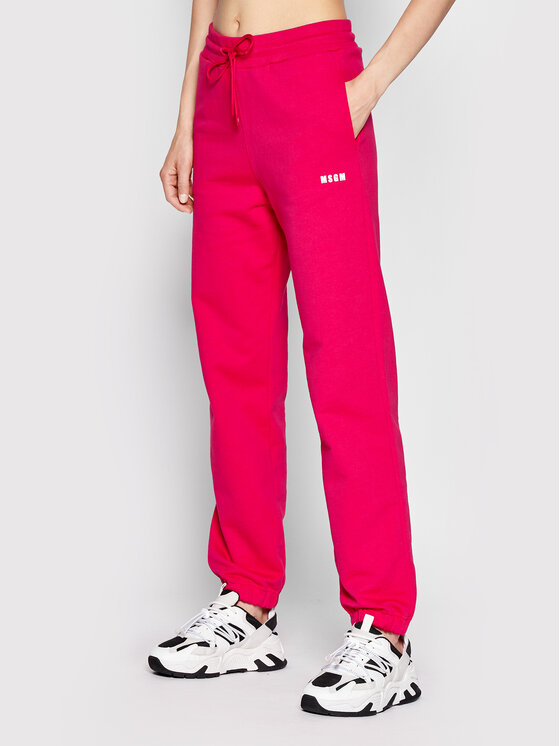 Спортивные брюки стандартного кроя Msgm, розовый