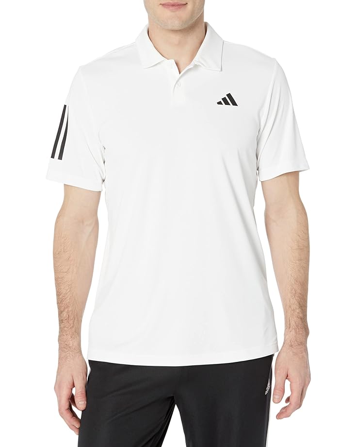 Поло adidas Club 3-Stripes Tennis, белый спортивные шорты adidas club 3 stripes tennis shorts hs3253 черный
