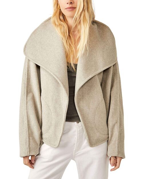 

Пальто Мина с поясом Free People, цвет Brown