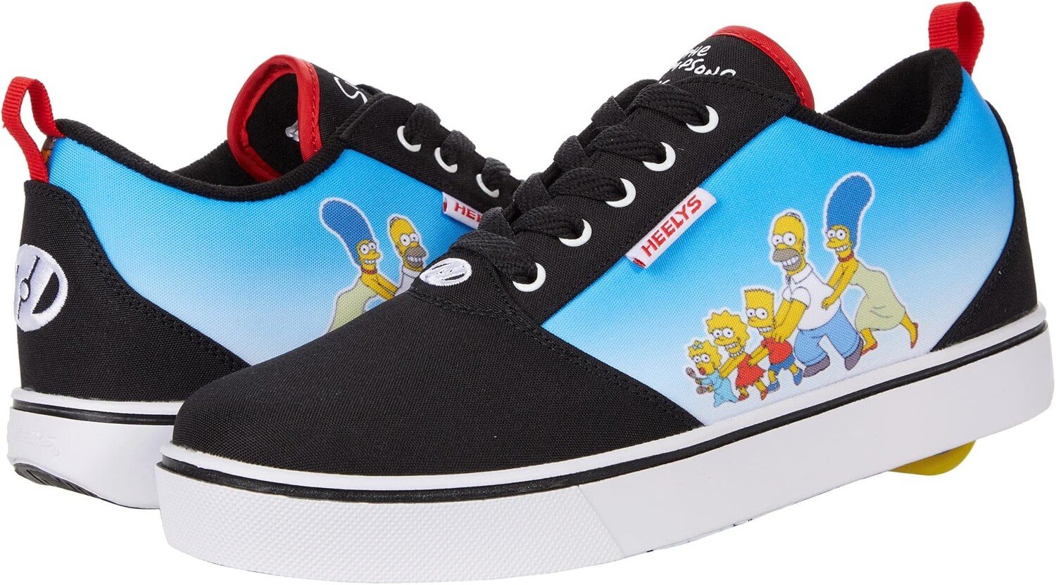 

Кроссовки Pro 20 Prints Simpson Heelys, цвет Black/Cyan/Multi, Черный