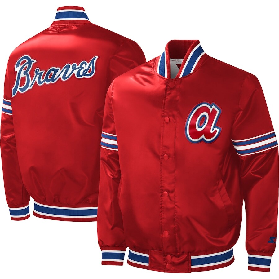 

Куртка Starter Atlanta Braves, красный