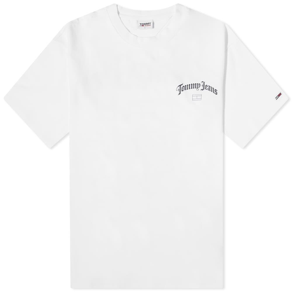 

Футболка с логотипом Tommy Jeans Arch, белый