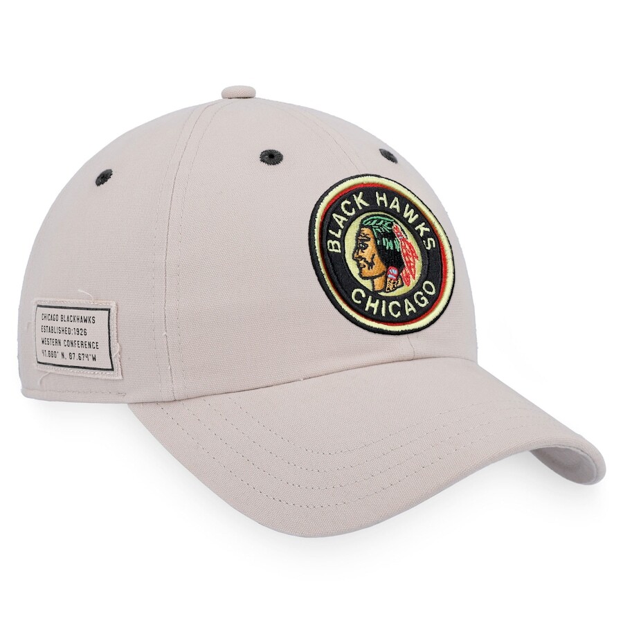 

Бейсболка Fanatics Branded Chicago Blackhawks, хаки