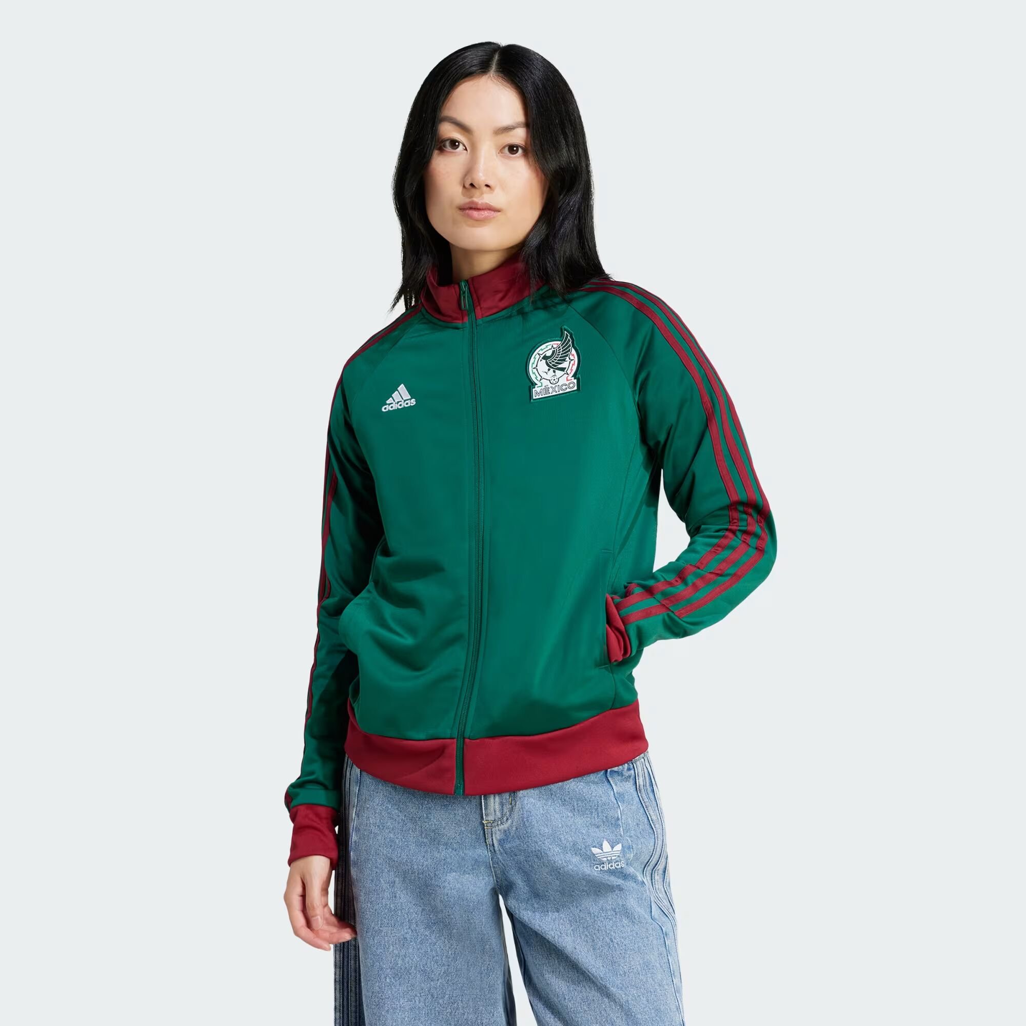 

Спортивный топ Mexico DNA Adidas, цвет Collegiate Green