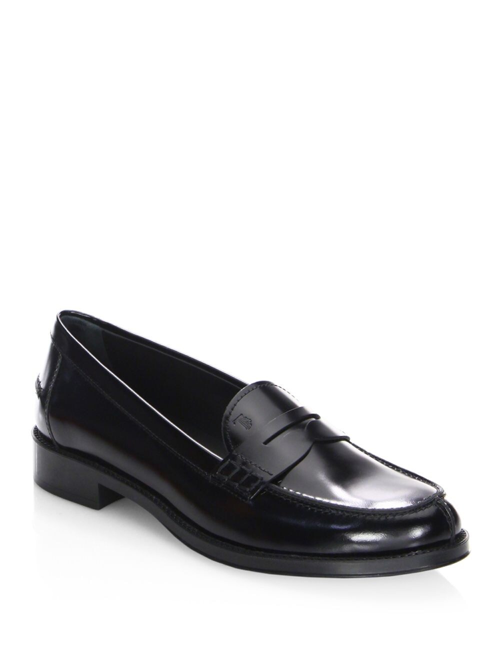 

Кожаные пенни-лоферы Tod's, черный