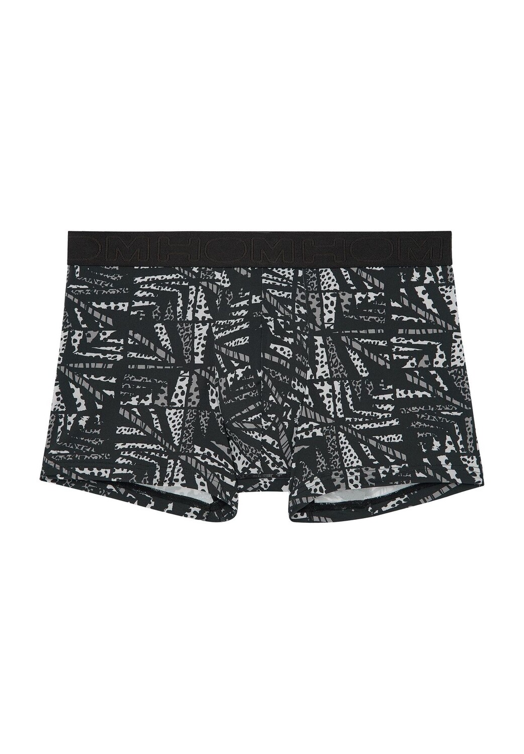 

Трусы Solli короткие, пояс с логотипом, рисунок, мужские HOM, цвет Black Print