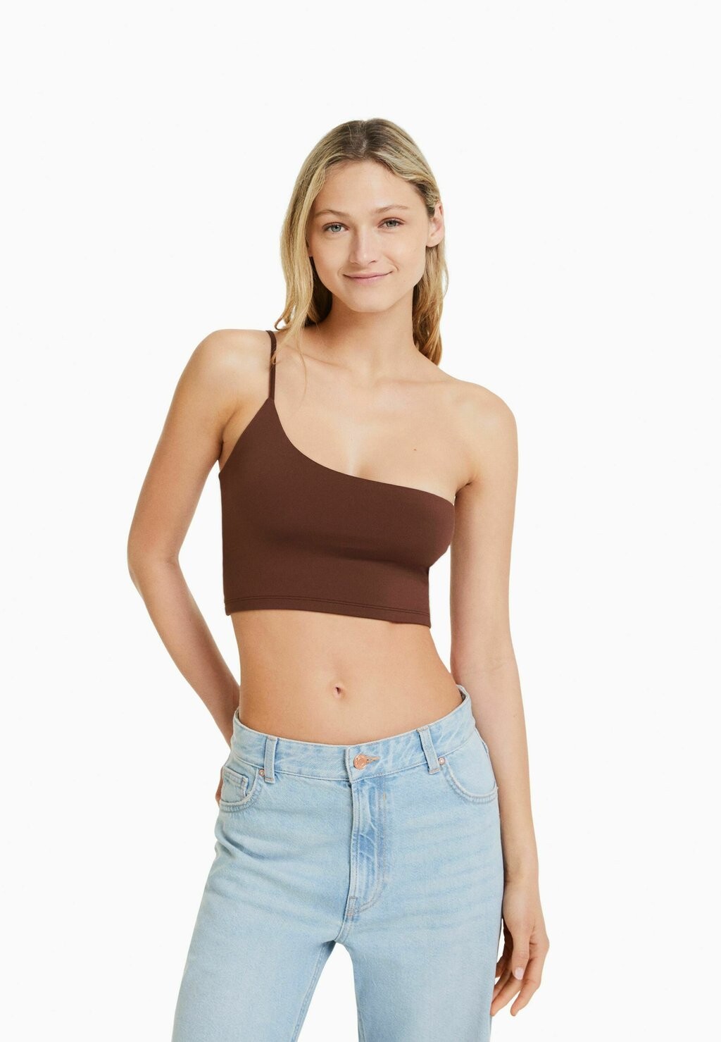 

Топ Bershka, коричневый