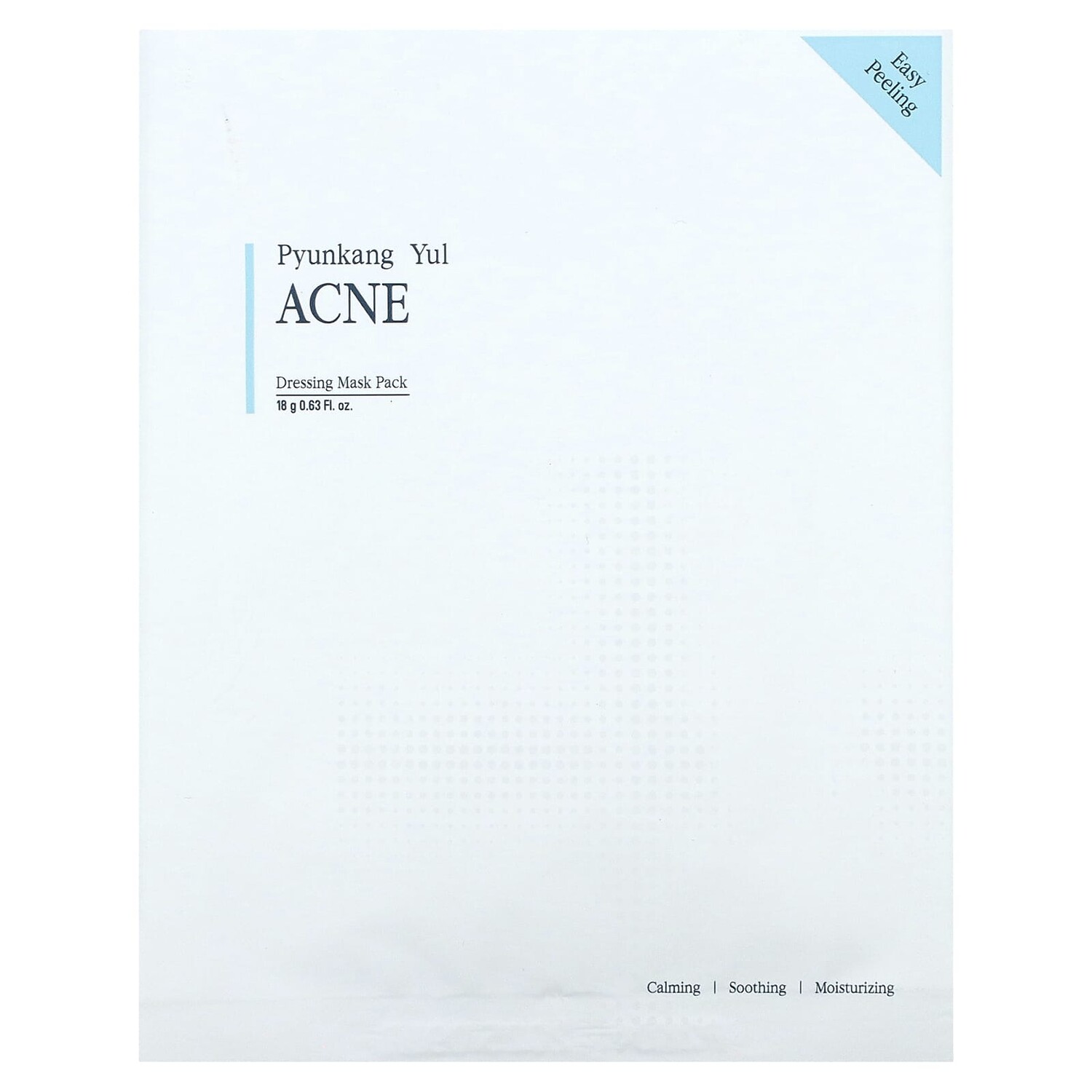 

ACNE, Dressing Beauty Mask Pack, 1 маска, 18 г (0,63 жидк. Унции), Pyunkang Yul