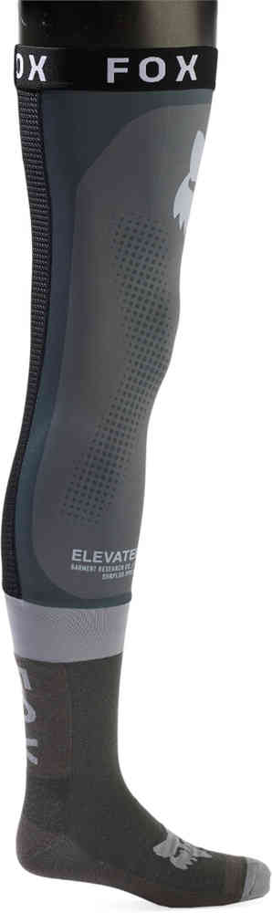 Носки для мотокросса Flexair Knee Brace 2023 FOX, черный/серый/белый