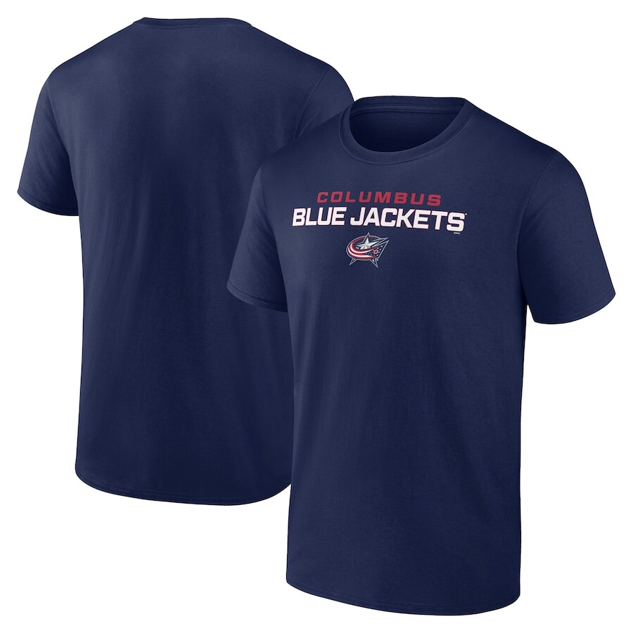 

Футболка с коротким рукавом Fanatics Branded Columbus Blue Jackets, нави