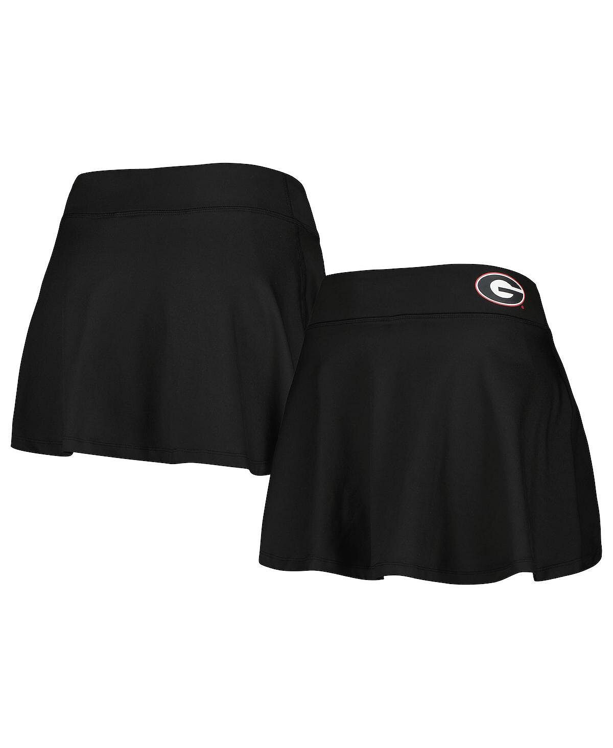 

Женская струящаяся юбка Black Georgia Bulldogs ZooZatz, черный