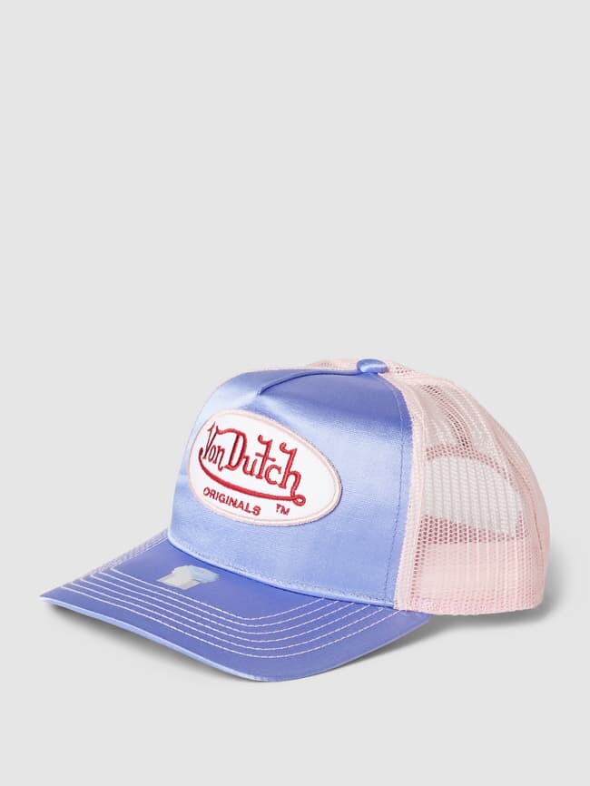 

Кепка с нашивкой-лейблом Von Dutch, светло-синий