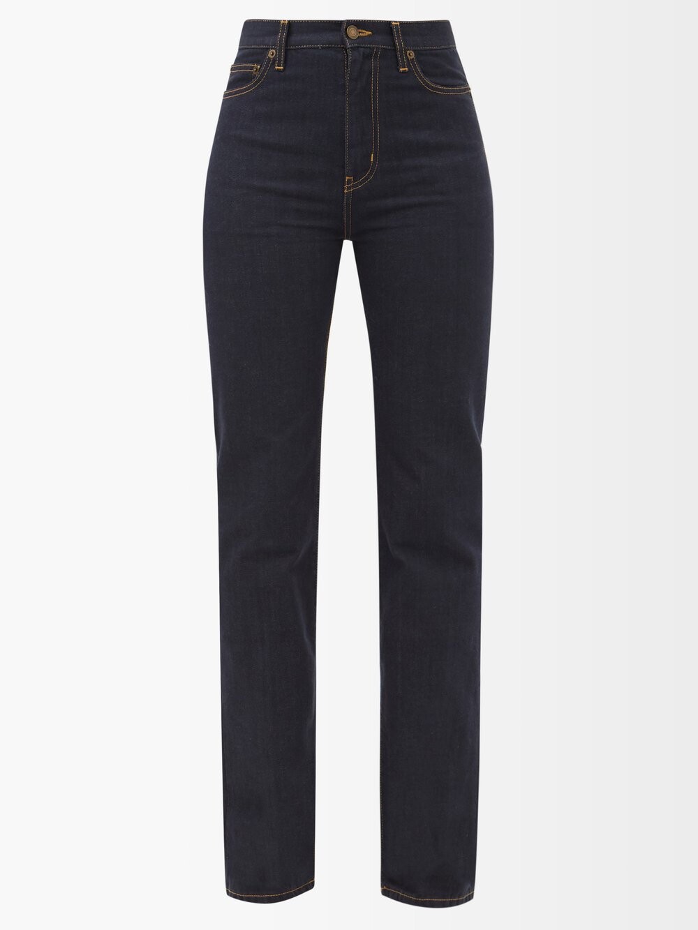 

Джинсы дженис прямого кроя Saint Laurent, синий