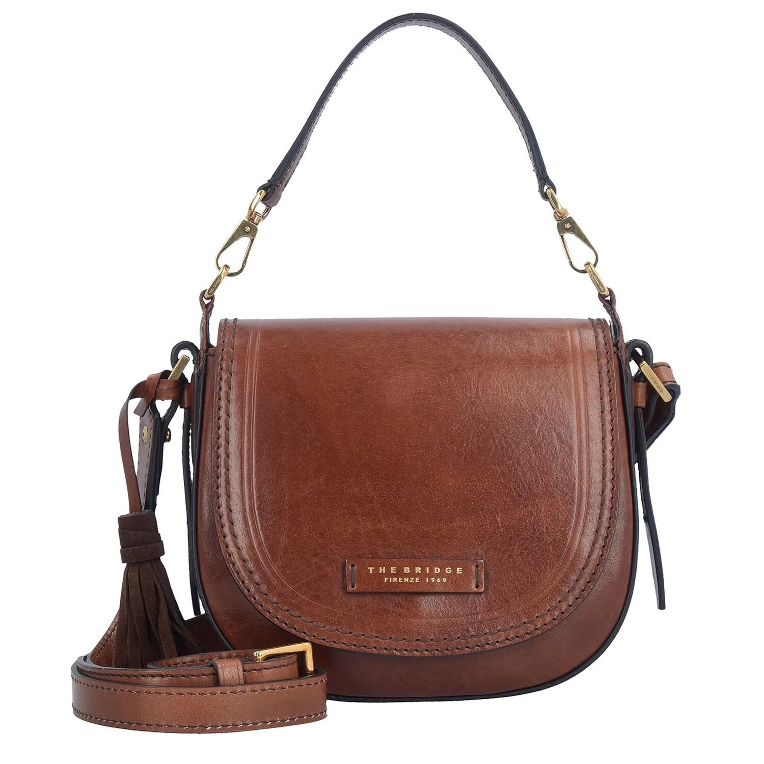 

Сумка The Bridge Pearldistrict Schultertasche Leder 20 cm, цвет marrone