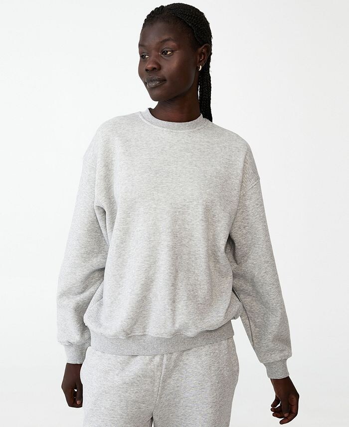 

Женский классический свитшот с круглым вырезом COTTON ON, серый