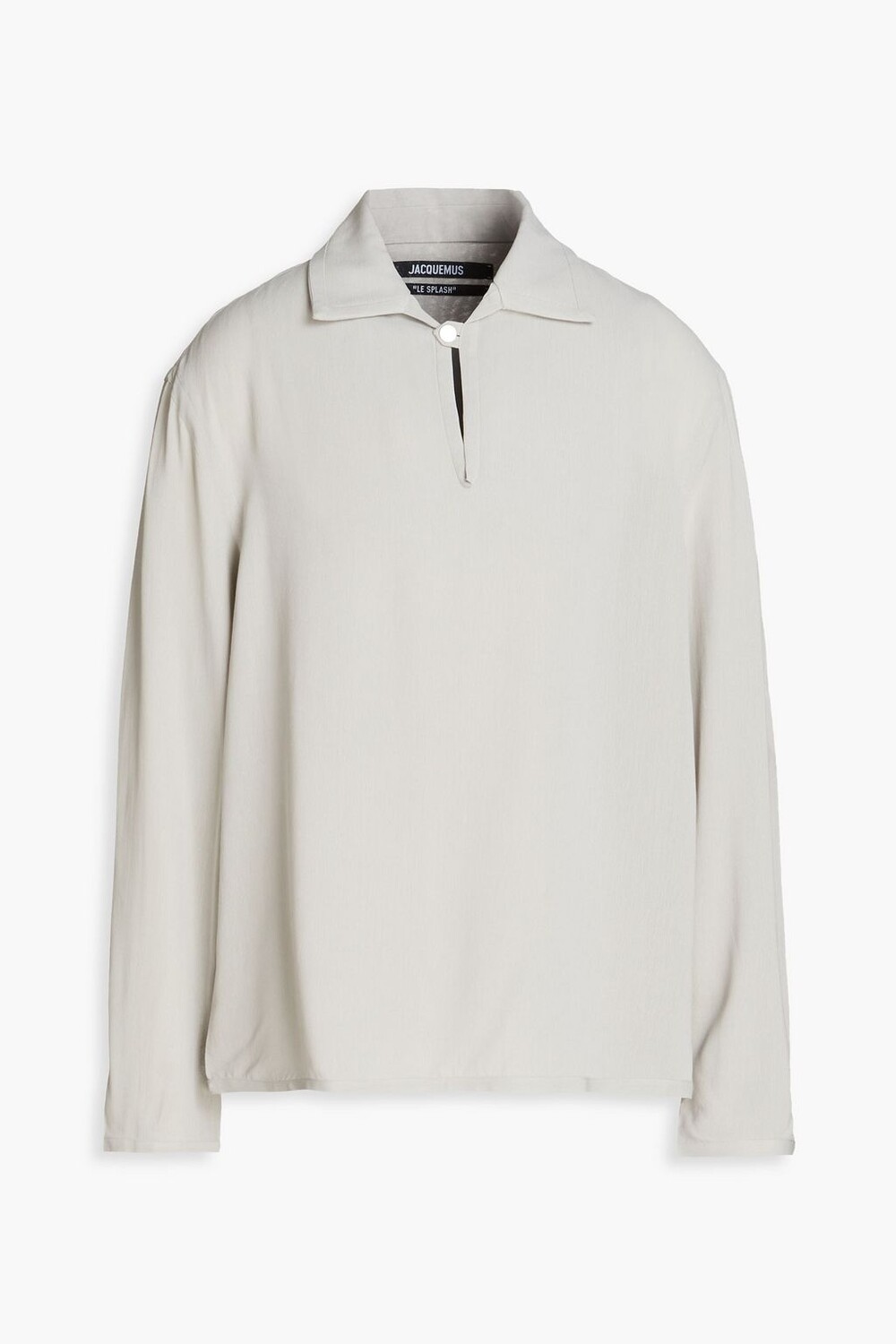 

Креповая рубашка Marin JACQUEMUS, серый