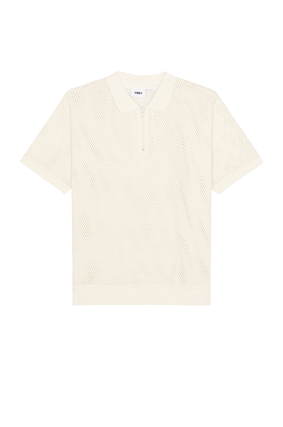 Рубашка Obey Rolling Button Up Polo, цвет Unbleached