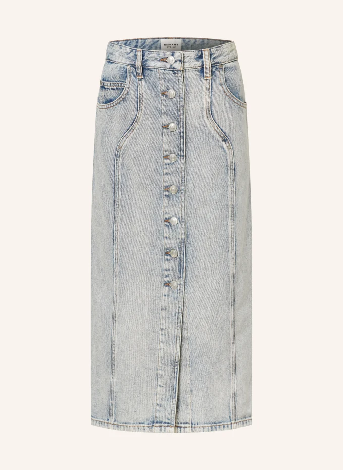 

Джинсовая юбка vandy Marant Étoile, синий, Серый