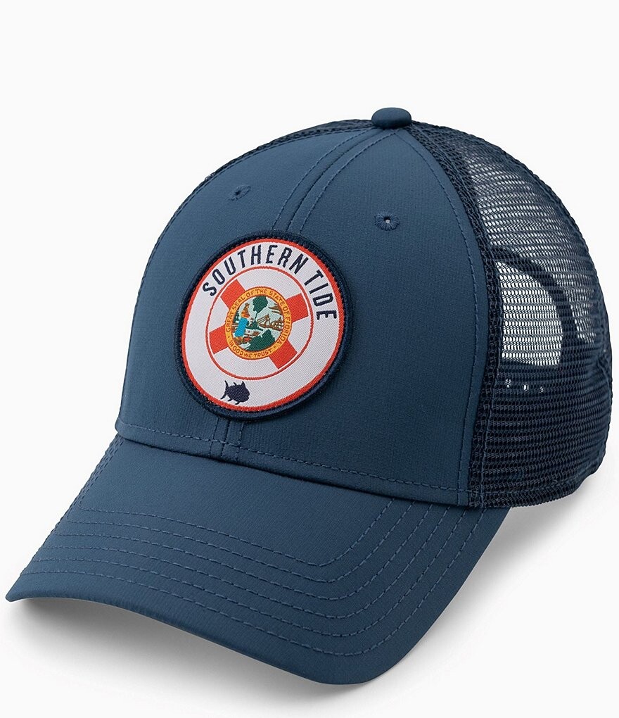 

Кепка дальнобойщика Florida Performance с нашивкой Southern Tide State, синий