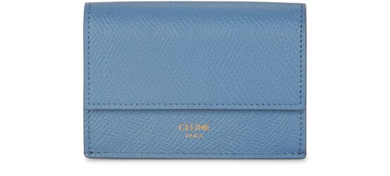 

Складной кошелек из зерненой телячьей кожи Celine
