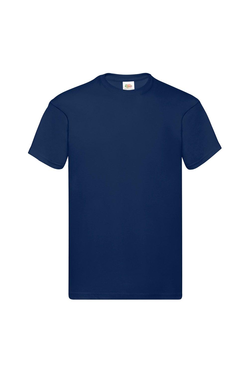 Оригинальная футболка с коротким рукавом Fruit of the Loom, темно-синий