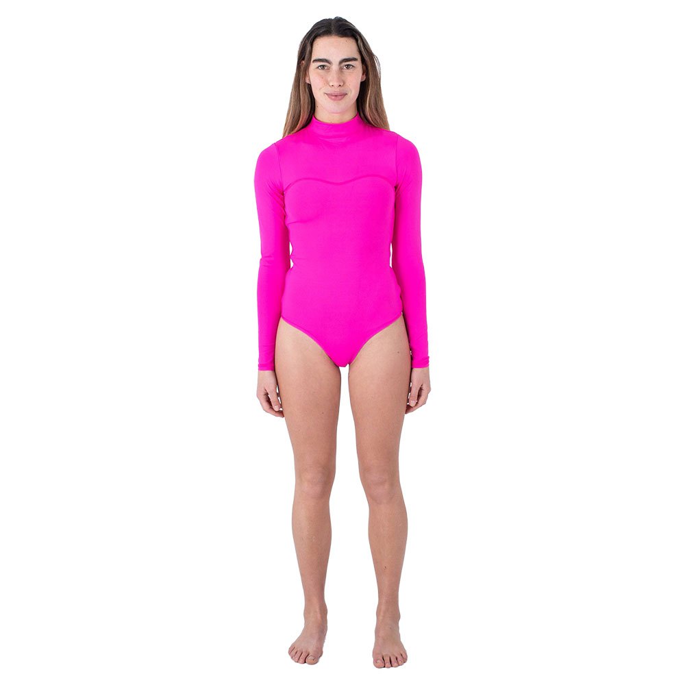 Купальник Hurley Oao Solid Zip Back Surf Suit, розовый