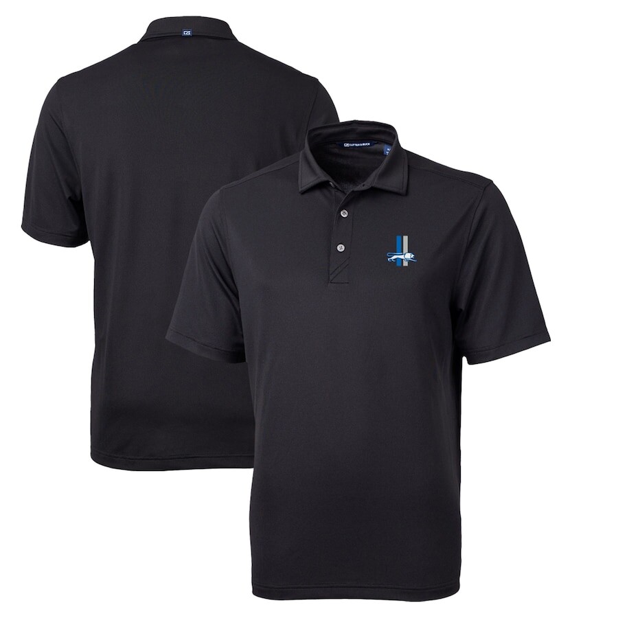 

Поло с коротким рукавом Cutter & Buck Detroit Lions, черный