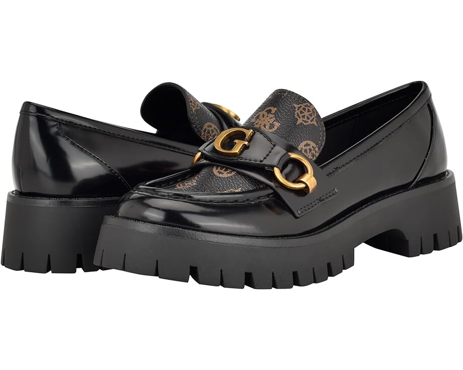 

Лоферы GUESS Almost, цвет Black Logo
