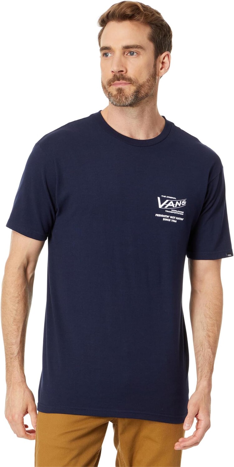 

Футболка с короткими рукавами Vans Truckin Company, темно-синий