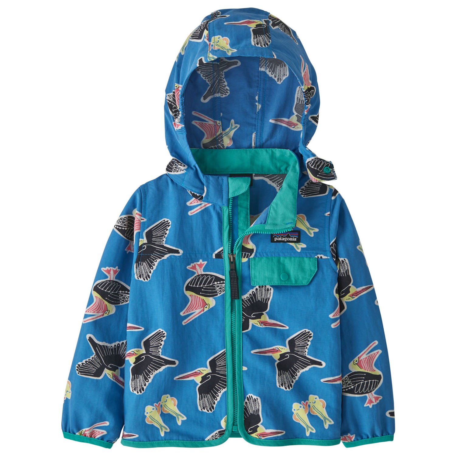 Повседневная куртка Patagonia Baby's Baggies, цвет Amigos/Vessel Blue