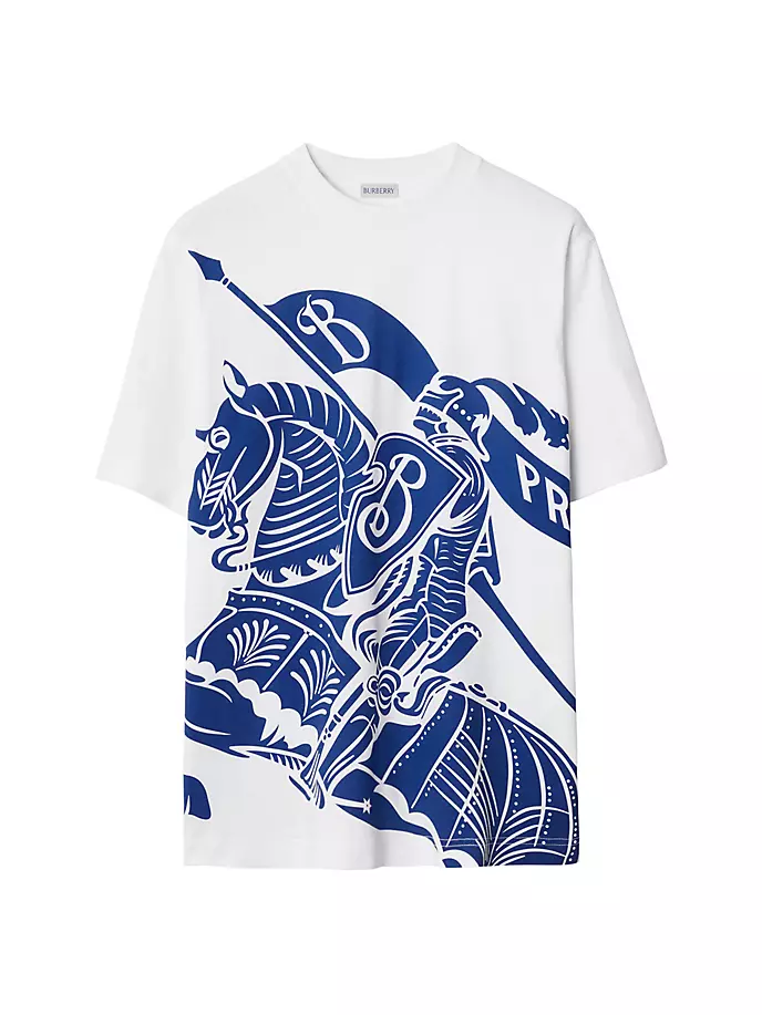 

Хлопковая футболка EKD Burberry, цвет knight