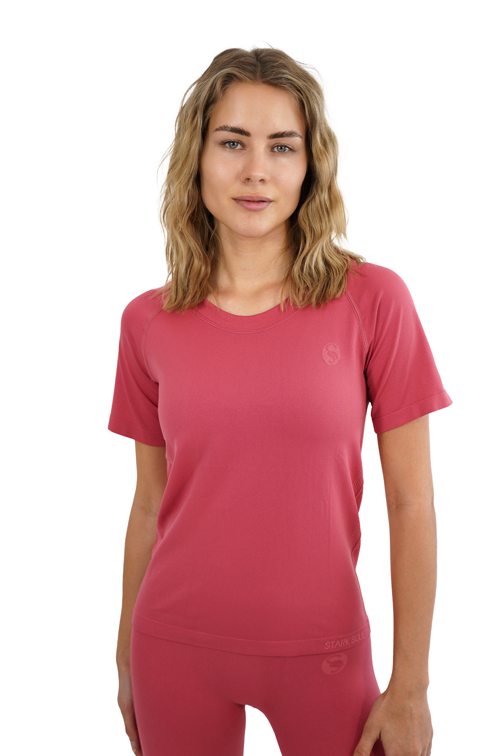 Спортивная футболка Stark Soul Sport Shirt Damen Racer Seamless Laufshirt, цвет holly berry