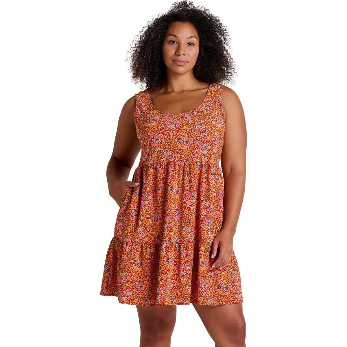 

Платье без рукавов sunkissed sunsana Toad&Co, цвет taffy micro floral print