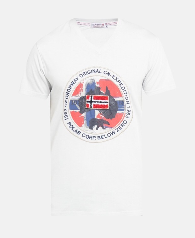 

Футболка Geographical Norway, светло-серый
