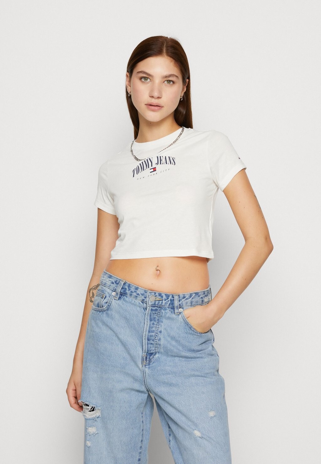 

Футболка с принтом Tommy Jeans, Коричневый