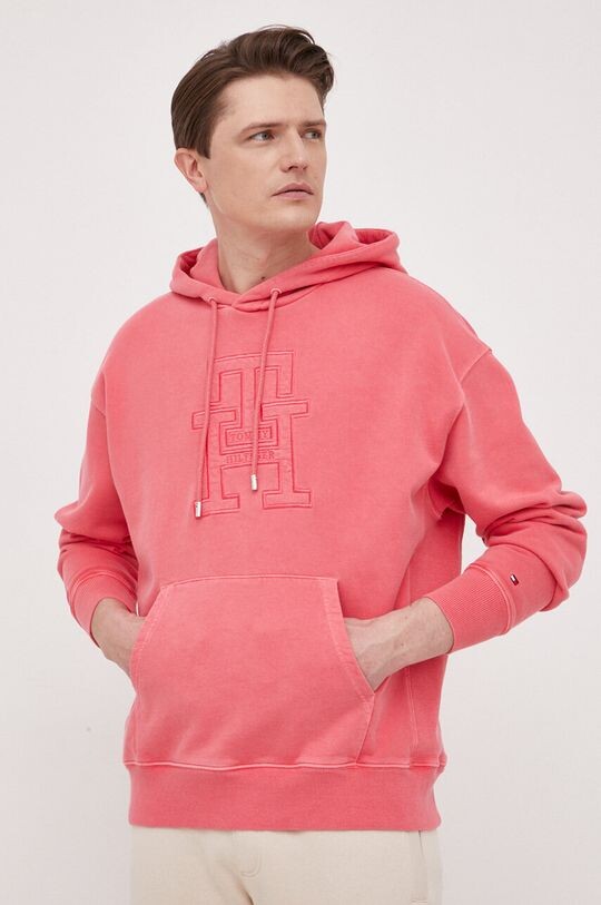 

Хлопковая толстовка Tommy Hilfiger, розовый