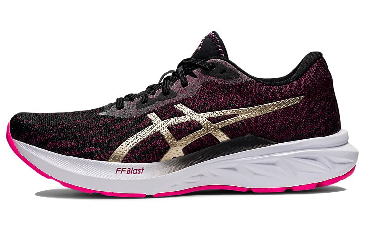 

Кроссовки женские Dynablast 2 с низким верхом, темно-бордовые/золотые Asics