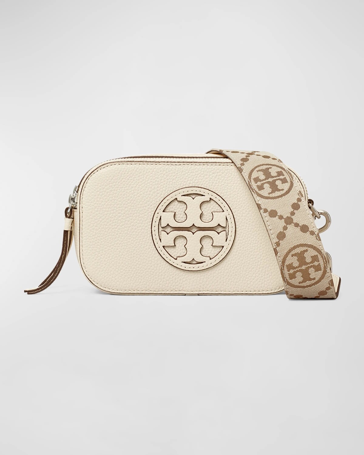 

Миниатюрная сумка через плечо Miller Camera Tory Burch, цвет New Ivory