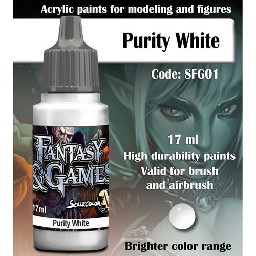 

Миниатюра Scale 75 USA Fantasy & Games Paint: Purity White (17ml)