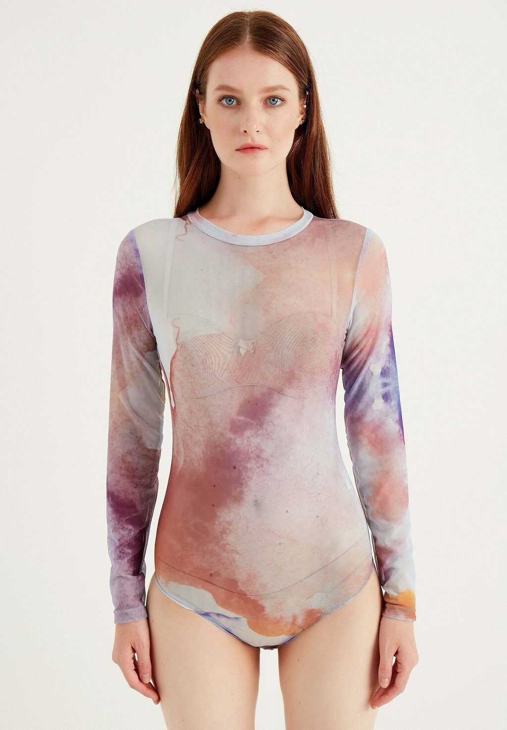 

Топ с длинными рукавами PATTERNED Herita, цвет lilac