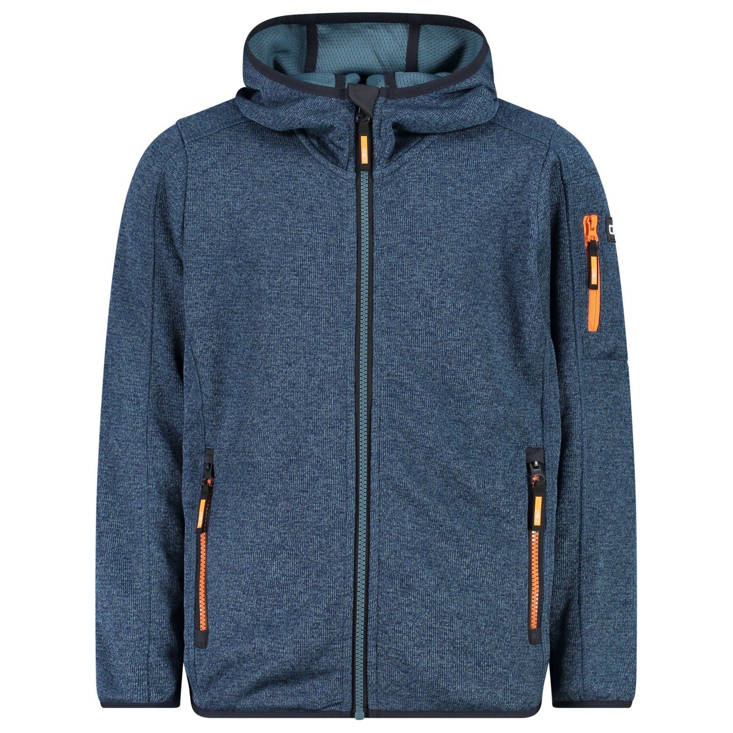 

Флисовая жилетка Cmp Kid's Fix Hood Knitted + Mesh, цвет Bluesteel/Hydro