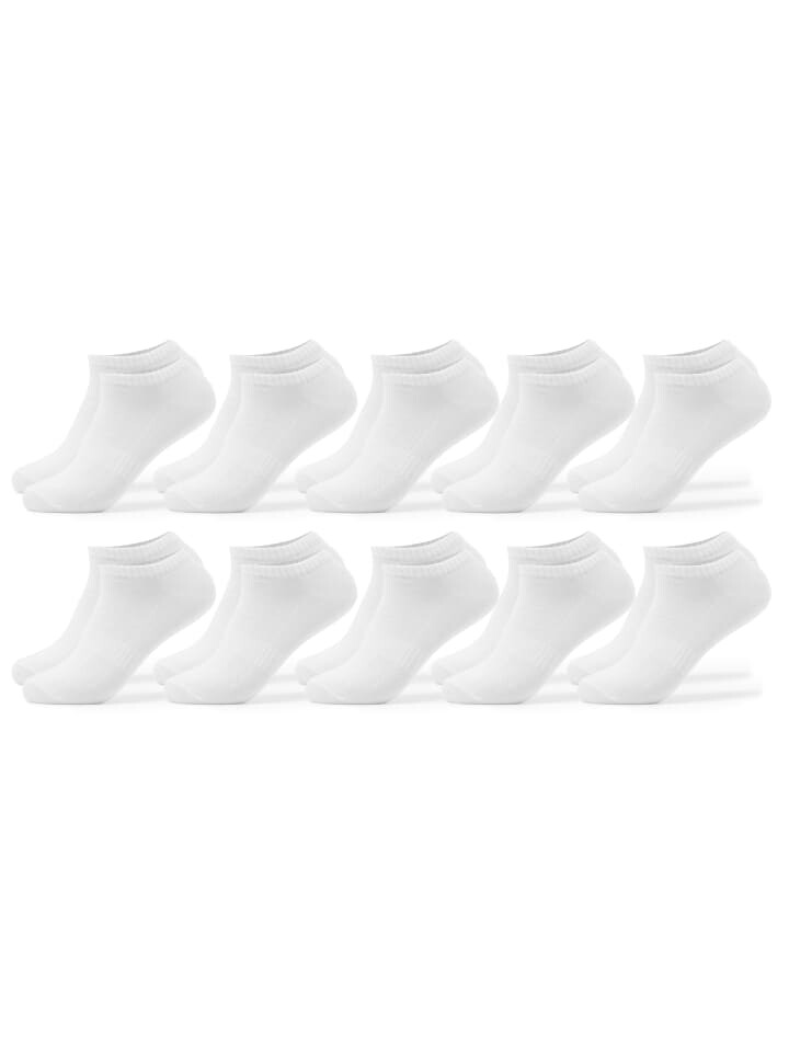

Носки Occulto 10er Pack Sneaker aus Bio Baumwolle Johannes, белый