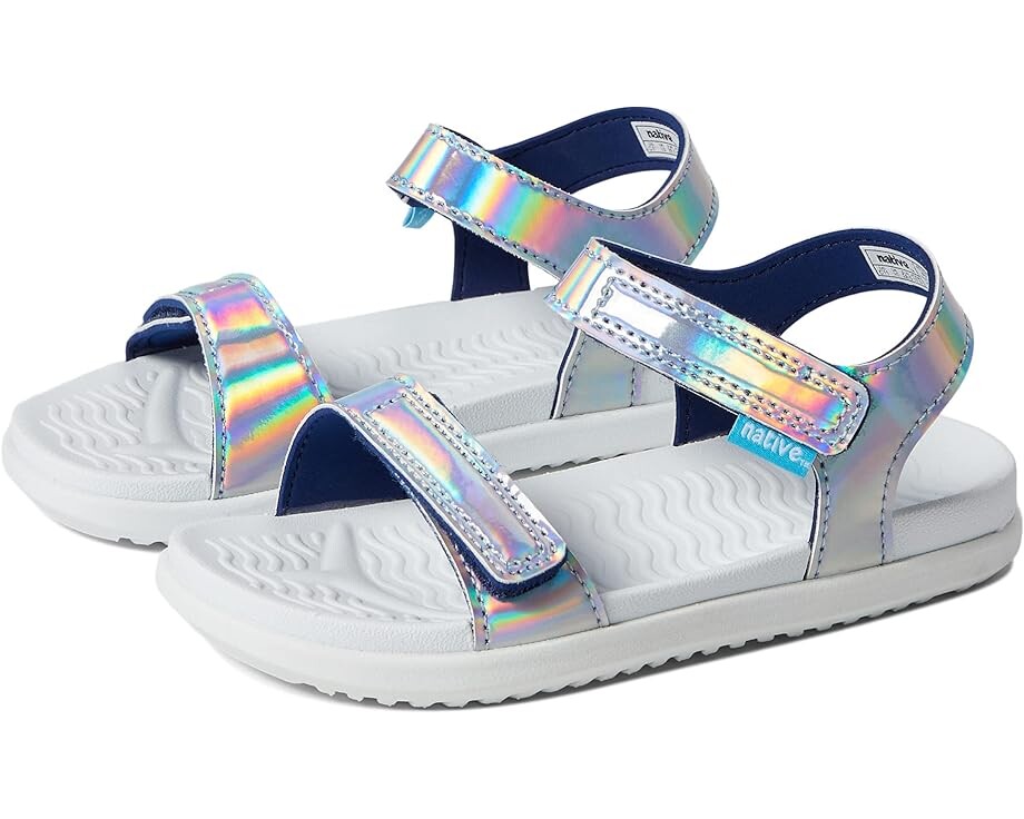 

Сандалии Native Shoes Charley Hologram, цвет Pink Hologram/Shell White