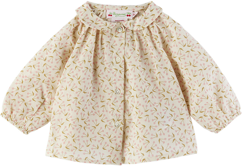 

Baby Off-White Блузка Домино Роза Bonpoint