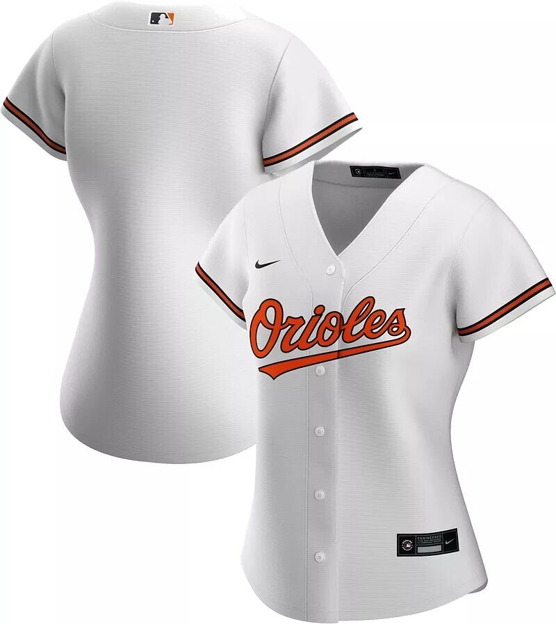 

Женская реплика Nike Baltimore Orioles Cool Base белого цвета