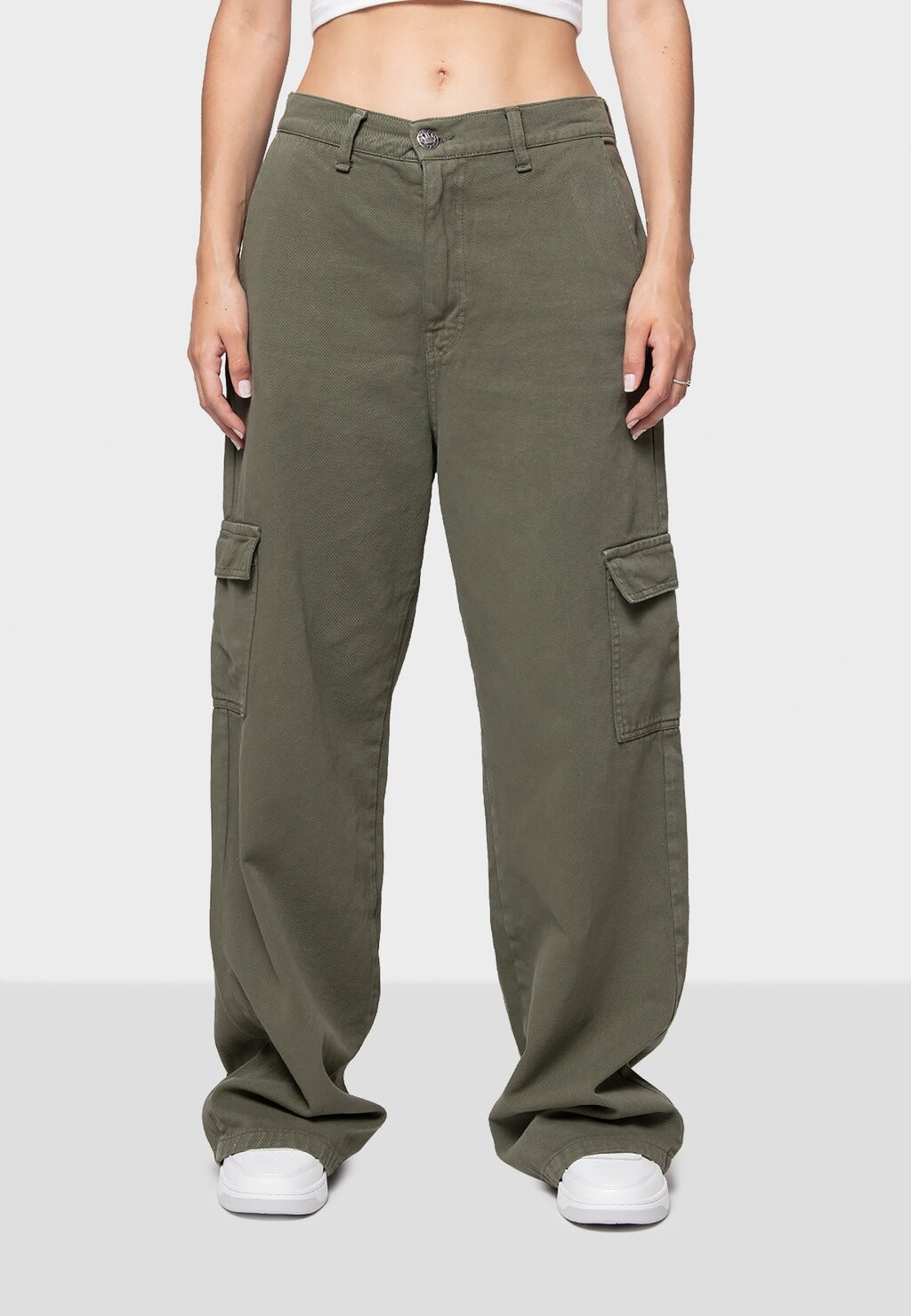 

Брюки карго Wide Leg Kaotiko, хаки