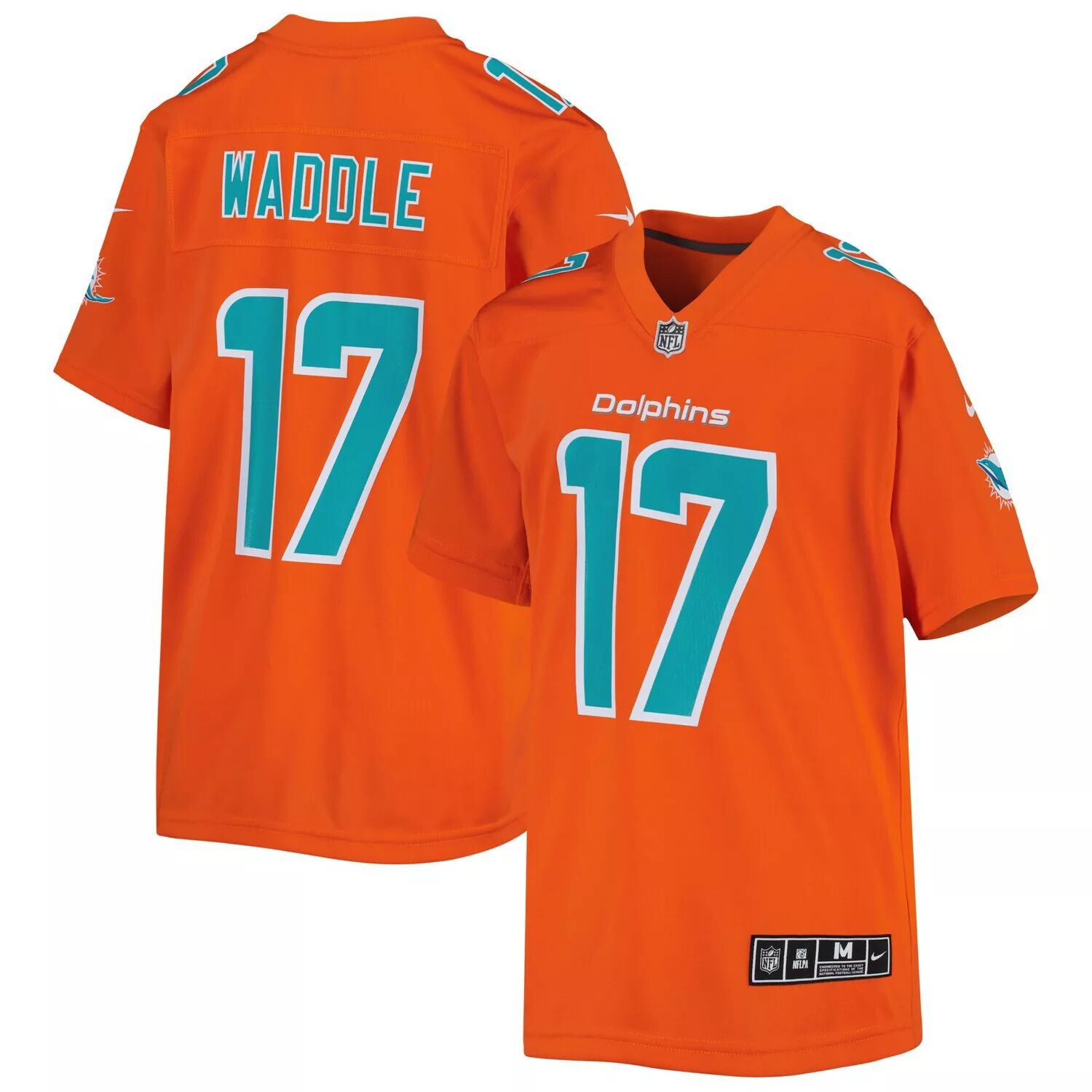 

Молодежная майка Nike Jaylen Waddle Orange Miami Dolphins Inverted Game Nike