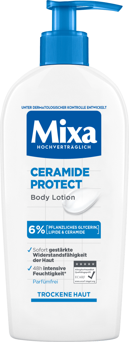 Лосьон для тела Ceramine Protect 250мл Mixa