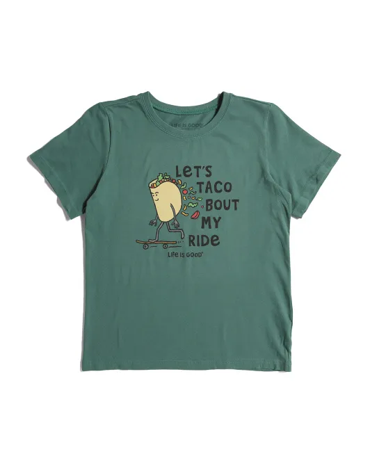 

Футболка Big Boy Let's Taco Bout Life Is Good, цвет Spruce Green